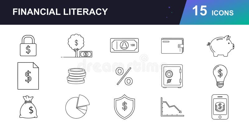 Student learning financial courses online